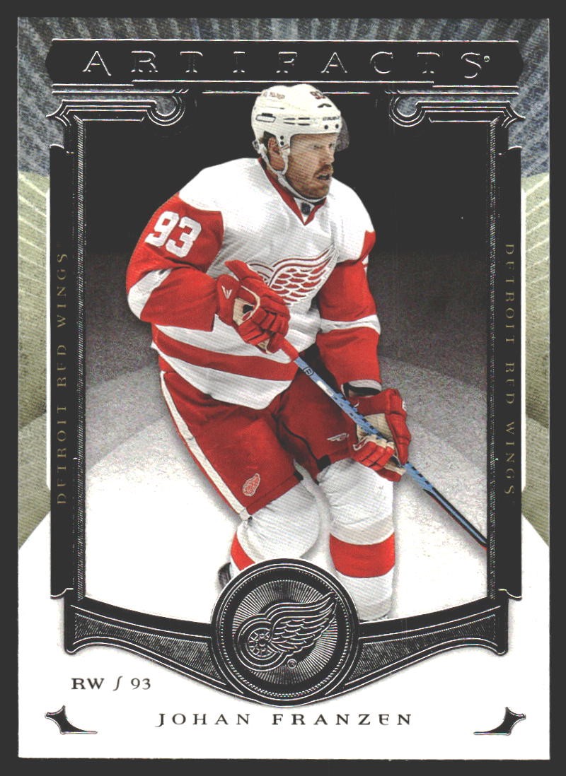 Johan Franzen #64 2015-16 Upper Deck Artifacts Detroit Red Wings