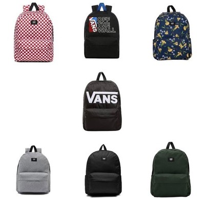 Vans Backpack Unisex  Old skool School Bag Multiple Compartment