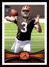 2012 Topps #3 Brandon Weeden