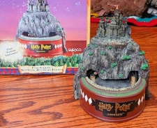 Vntg Enesco Harry Potter Pre-Movie Hogwarts Boat Motion Musical Statue Music Box