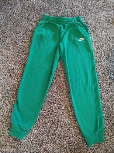 Nike Sportswear Club Fleece Big Kids Joggers Boys Large Green Sweatpants Youth