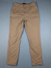 Banana Republic Womens Size 8 Gray Utility Pants Patch Pocket Straight Leg