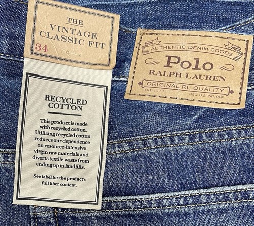 Polo Ralph Lauren Classic Fit Cut Off Denim Orlo Grezzo Jeans Pantaloncini Uomo Tg 34 Nuovi - Foto 4 di 4