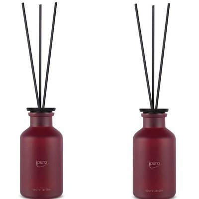 ipuro Classic Raumduft Jardin 2 x 240 ml Raumerfrischer Diffuser mit Stäbchen