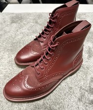 RARE Dr Martens Affleck Brogue Wingtip Leather Boots Sz 12 Men's Limited Edition