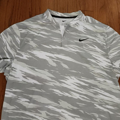 Nike Tiger Woods ADV Camo Blade Polo DA3072 100 White