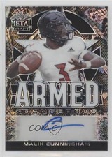 2022 Leaf Metal Draft Snake Crystals 2/5 Malik Cunningham #AD-MC1 Auto k4s