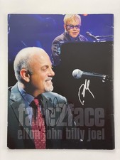 BILLY JOEL & ELTON JOHN SIGNED AUTOGRAPH FACE TO FACE TOUR PROGRAM - REAL, ACOA
