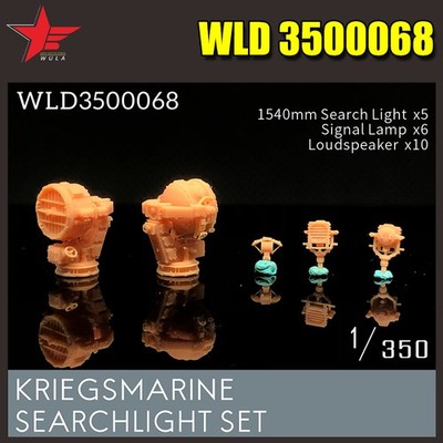 WULA MODELS WLD3500068 1/350 KRIEGSMARINE SEARCHLIGHT SET 3D-Printed Parts