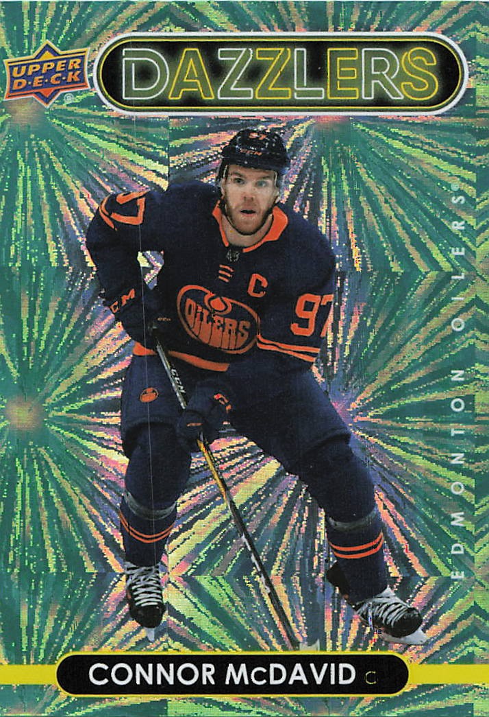 2021-22 Upper Deck #DZ-19 Connor McDavid Dazzlers Green