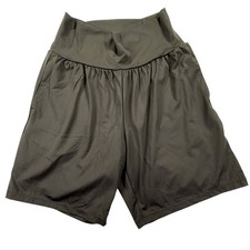 Halara High Waisted 2-in-1 Athletic Shorts Women L Black Flowy Summer Stretch