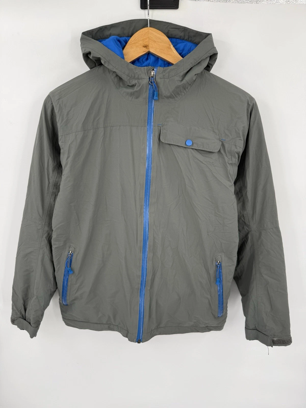 REI Coop Jacket Kids Large 14-16 Blue Insulated Water Resistant Lightweight