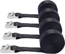 Lashing Straps,1" x 10Ft Adjustable Cam Buckle Tie Down Cinch Strap for Packing