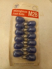 Vintage Westinghouse M2B FLASH BULBS - 12 Bulbs In Package - Camera Supplies