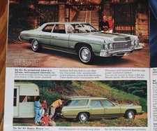 1973 Chevrolet Caprice Impala BelAir Prospekt brochure n Chevelle Malibu Nova b