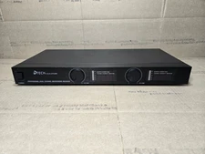 DTech DTD 68 Dual Channel Wireless Mic System Receiver, Missing 1 Antenna & Mics