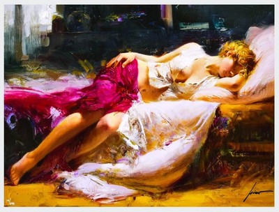 Pino (1939-2010)- Giclee on paper ''Dreaming in Color''