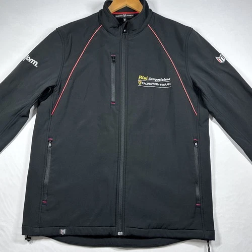 Racing w/ Ferrari Risi Competizione Jacket Marwin Sports Size Medium Black - product listing photo