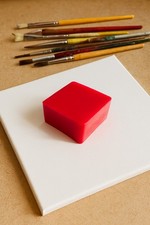 pitture encaustiche professionali rosa fluorescente fatte a mano singolo blocco 15ml