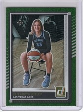 2025 Panini Donruss WNBA #66 Elizabeth Kitley Green Shimmer SSP Aces