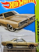 68 Plymouth Barracuda Formula S Gold Hot Wheels 239/250 Workshop Sealed Diecast