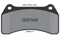 Textar Bremsbelagsatz Scheibenbremse Q+ 2348901 FüR Xj Type X358 X350 Jaguar 2