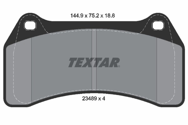 Textar Bremsbelagsatz Scheibenbremse Q+ 2348901 FüR Xj Type X358 X350 Jaguar 2-image