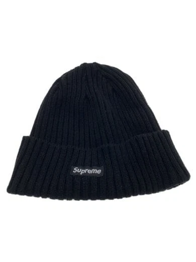 Supreme 24ss bonnet surteint sans coton noir homme AEn74