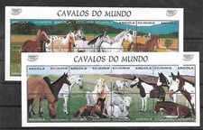 Angola postfrisch MNH KB Pferde