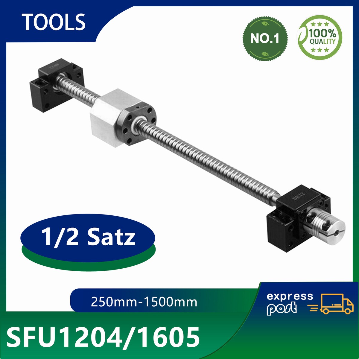 Kugelumlaufspindel SFU1605 / SFU1204 Set – Mit BK Produktbild-Vorschau 3
