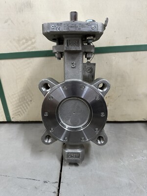 Pratt 3'' Butterfly High-Performance Valve, Stainless 150# 285 PSIG Lug Type CF8M