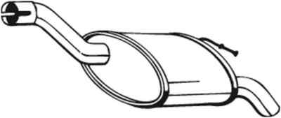 BOSAL 154-293 ENDSCHALLDÄMPFER FÜR FORD