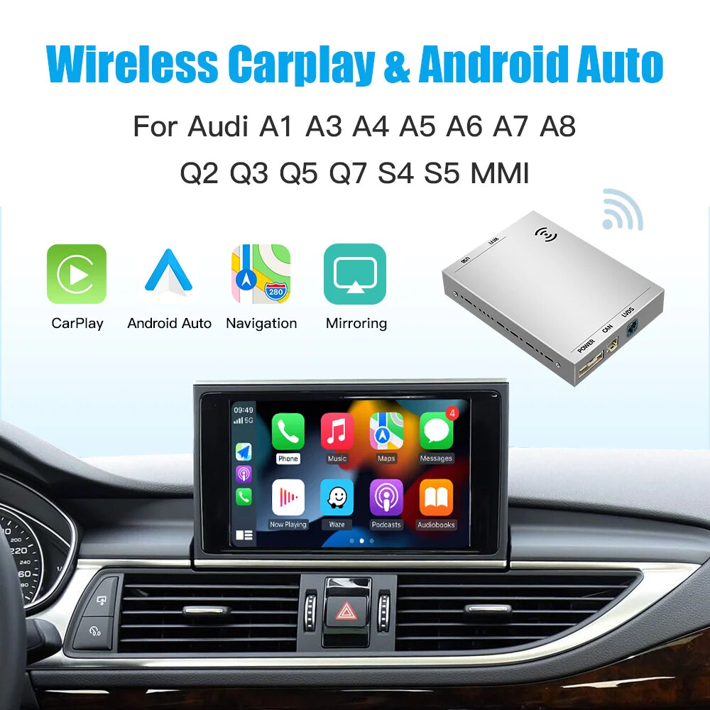 Wireless Carplay Android Auto For Audi A1 A3 A5 A6 A7 A8 S4 S5S6 