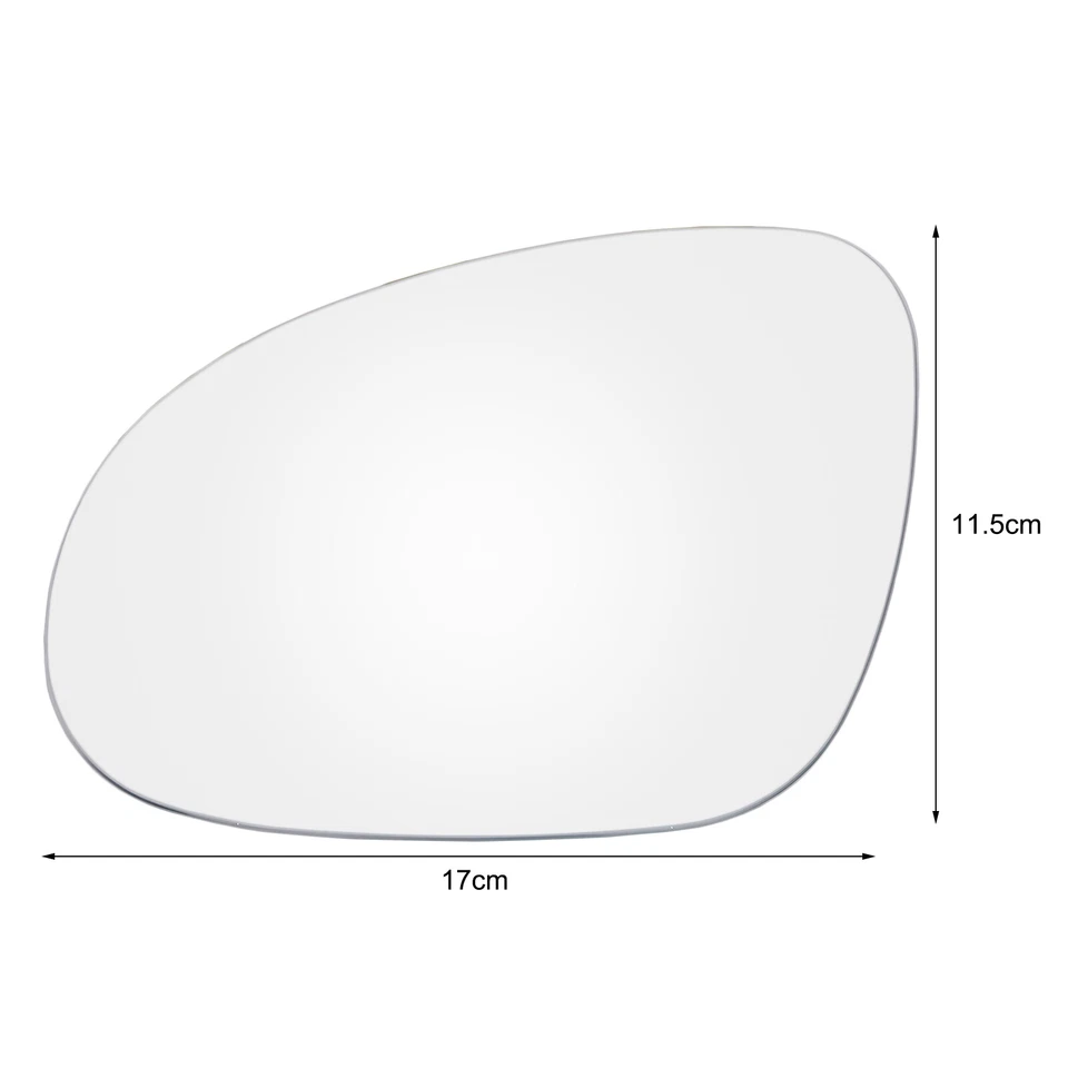 Mirror Glass Stick On For VW Jetta 06 -10 Passat 2005- 2010 Rabbit GTI Left Side Foto 2 de 4