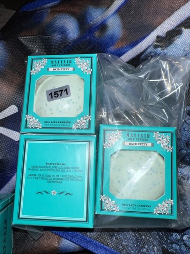 Jabón Mayfair Foundry Sea ¡¡LILY JASMINE paquete de 3!! Bath Fizzy ¡Nuevo!¡! - Imagen 7 de 20