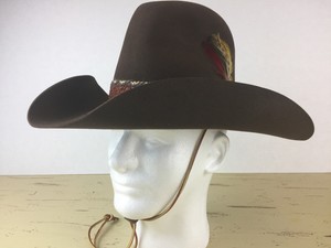 worn cowboy hat