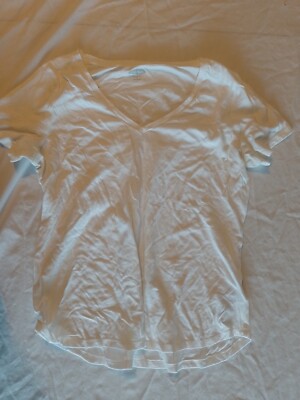 Damen Top Old Navy Größe S V-Ausschnitt weiß 19741