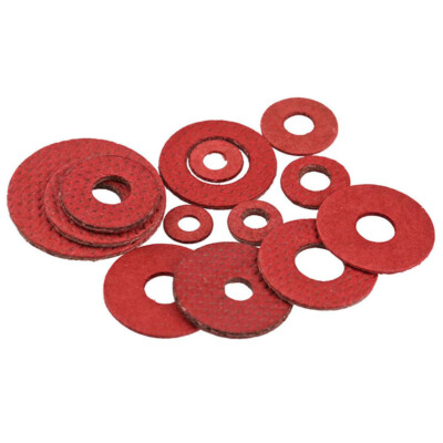 #ad #ad Red Fiber Sealing Washers Metric M2 M2.5 M3 M3.5 M4 M5 M6 M8 Flat Seal Washer $31.15
