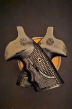 Smith & Wesson K/L/X/Z Round FGT Grips FlatTop Diamonds/Stipple S&W • All Colors