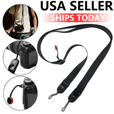Camera Strap Universal Adjustable Durable for DSRL Compact Shoulder Fast Release