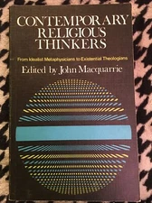 Contemporary Religious Thinkers Edited By John Macquarrie