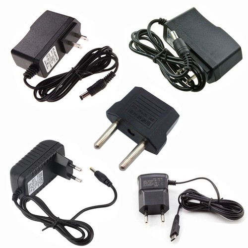 AC100-240V to DC 12V 9V 5V 1A 2A Power Supply Converter for LED Light EU/US Plug