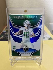 2020 Chronicles Draft Picks Limited Blue Holo Ref Justin Herbert chargers invest