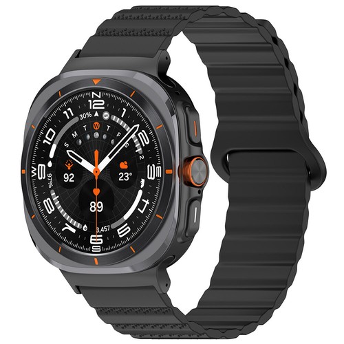 Magnetic Silicone Strap Replacement Strap for Samsung Galaxy Watch 7 Ultra 47mm - Zdjęcie 33 z 39