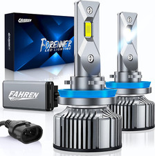 Fahren Forenner LED Headlight Bulbs Fahren Forenner H11 H9 H8 LED Light Bulbs 120w 24000LM 6500K Cool White (Pair)