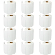 12ROLLS 4X2'' Direct Thermal 750 Address Labels For Zebra LP-2844 GX420D ZP500