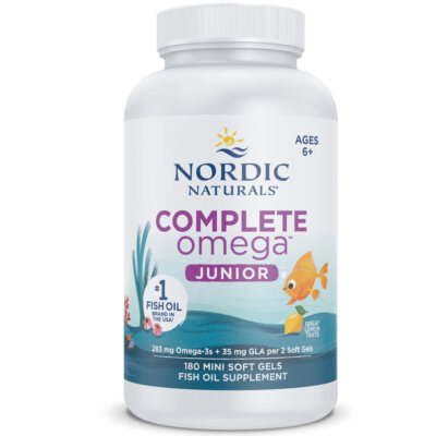 Nordic Naturals, Complete Omega Junior, 283mg Omega-3 plus 35mg GLA, Zitrone