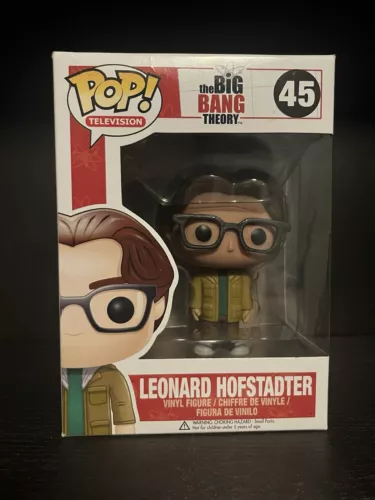 Funko Pop! The Big Bang Theory: Leonard Hofstadter #45 - 2015 *VAULTED/RARE*