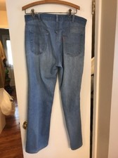 Levi's vintage men's Orange Tab USA Light Wash 36x30 "With a skosh more room"