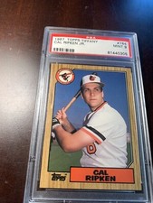 1987 Topps Tiffany Cal Ripken PSA 9